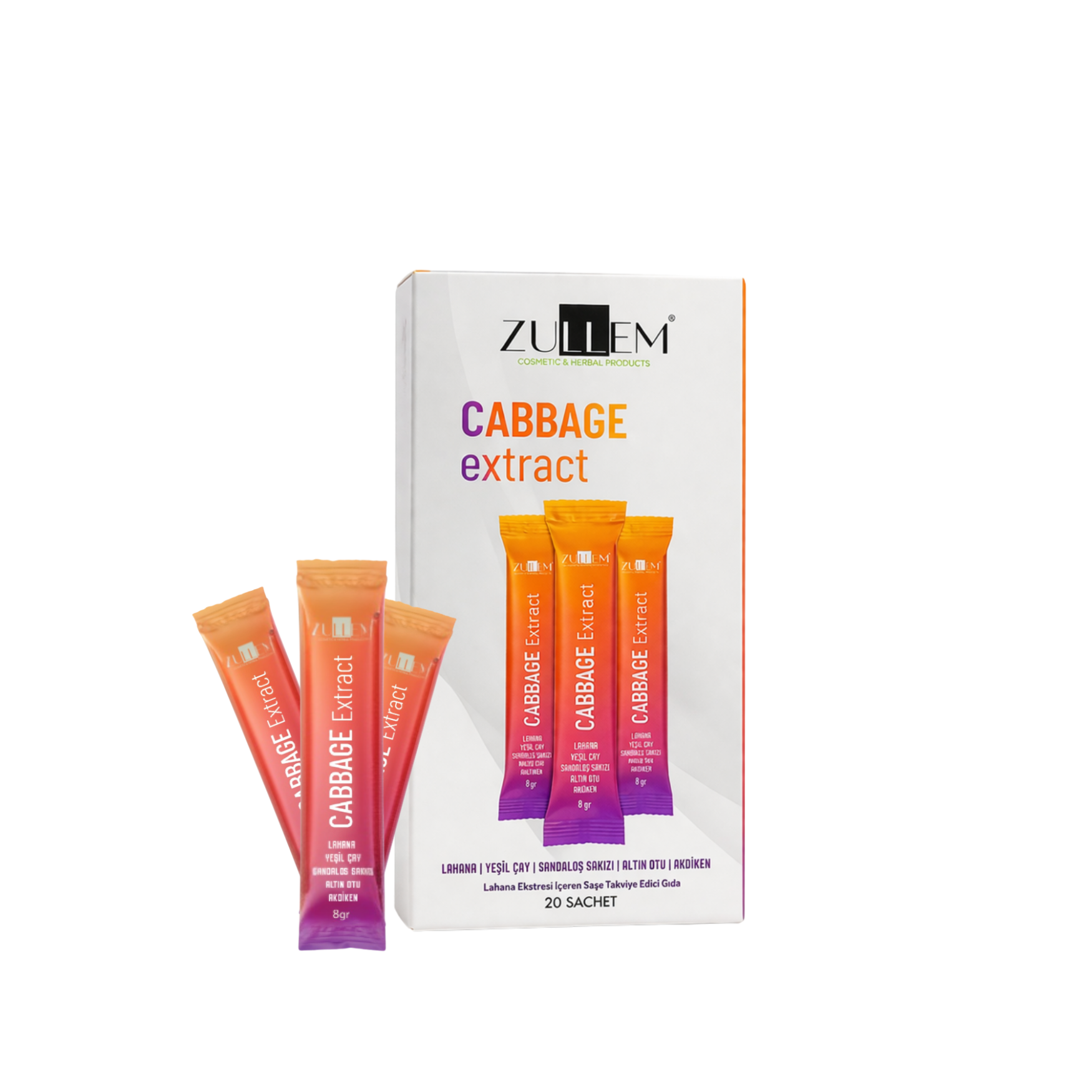 Zullem Cabbage Pow ( Brüksel Lahana Tozu) 20 Şase